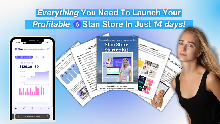 The Stan Store Starter Kit by @maureensmarketing | Stan