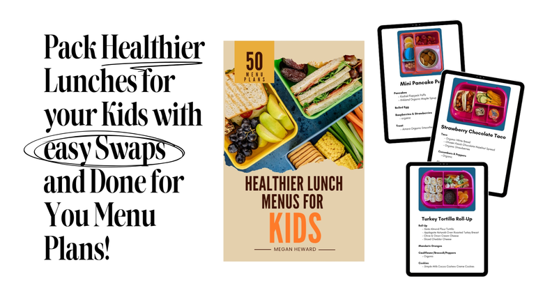 Kids Menu Rx Healthier School Lunch Menus for Kids by @affiliatemeg | Stan