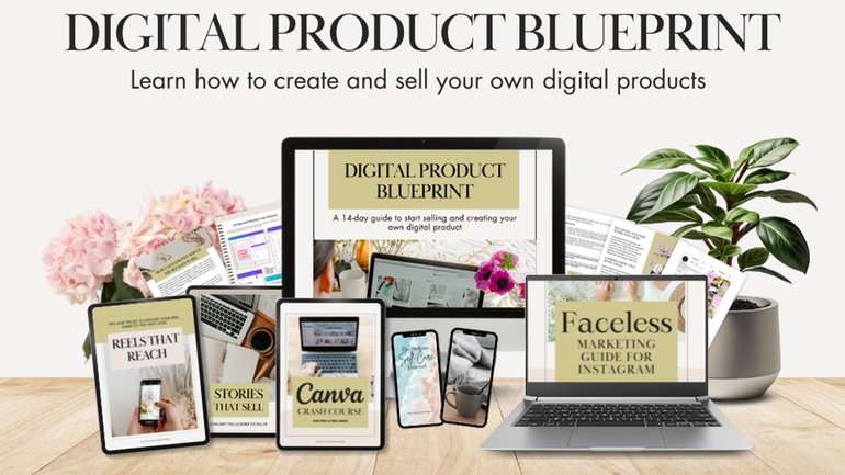 The Digital Product Blueprint (DPB) Bundle by @thecozysidehustle | Stan