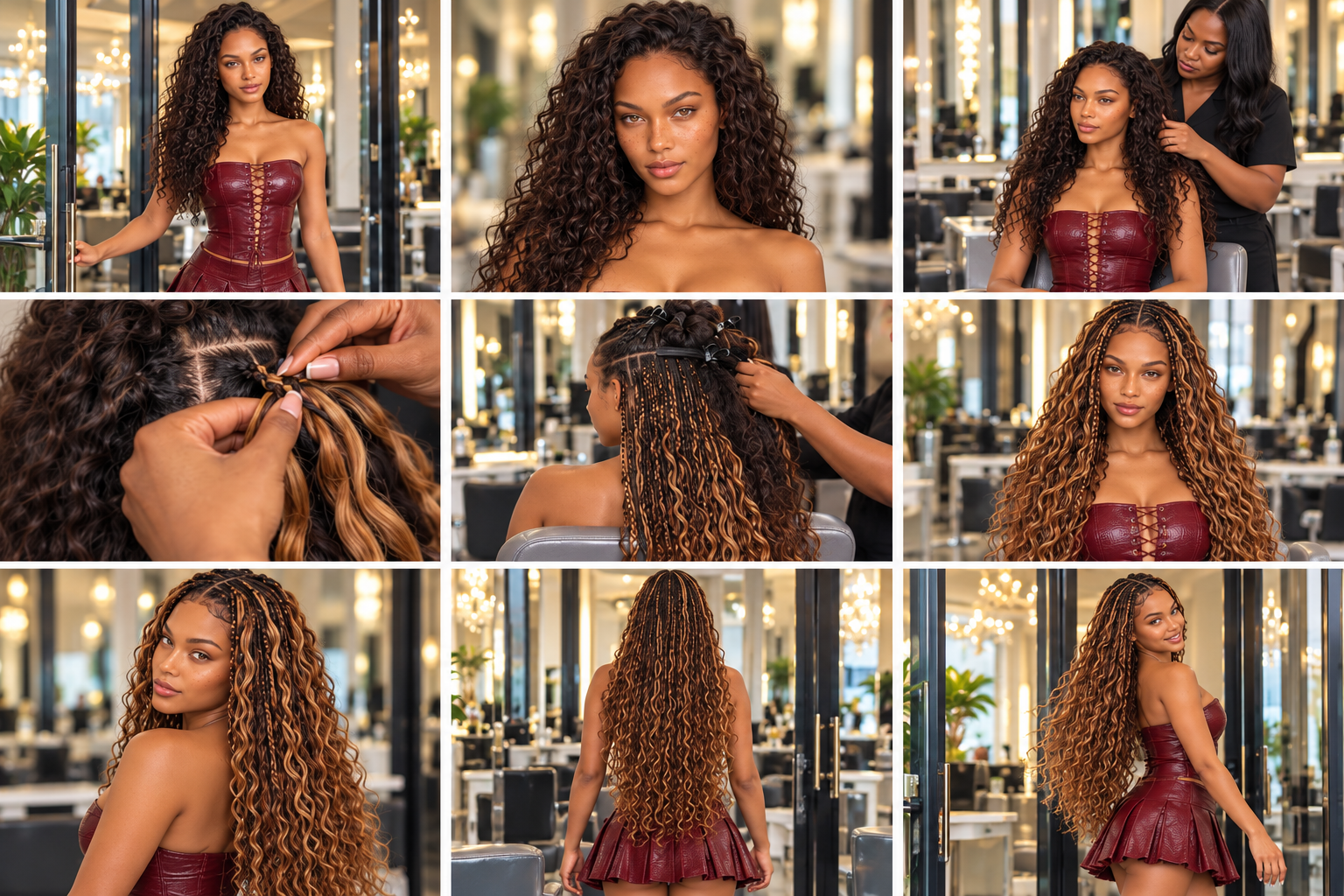 Myla salon transformation photo gallery
