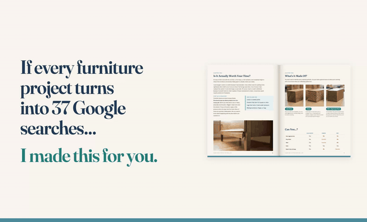 Preview of pages inside Furniture Flipping for Real Life