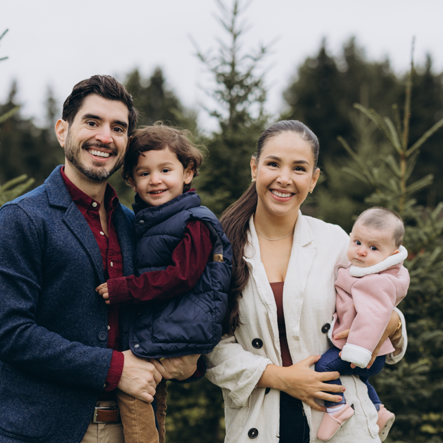 Caro and Brandon with their kids